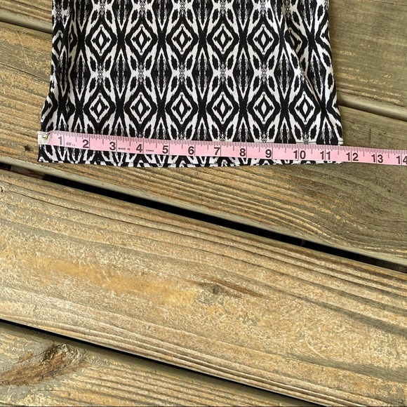 AB Studio black & white pull on Wide leg pants XL - Picture 5 of 8